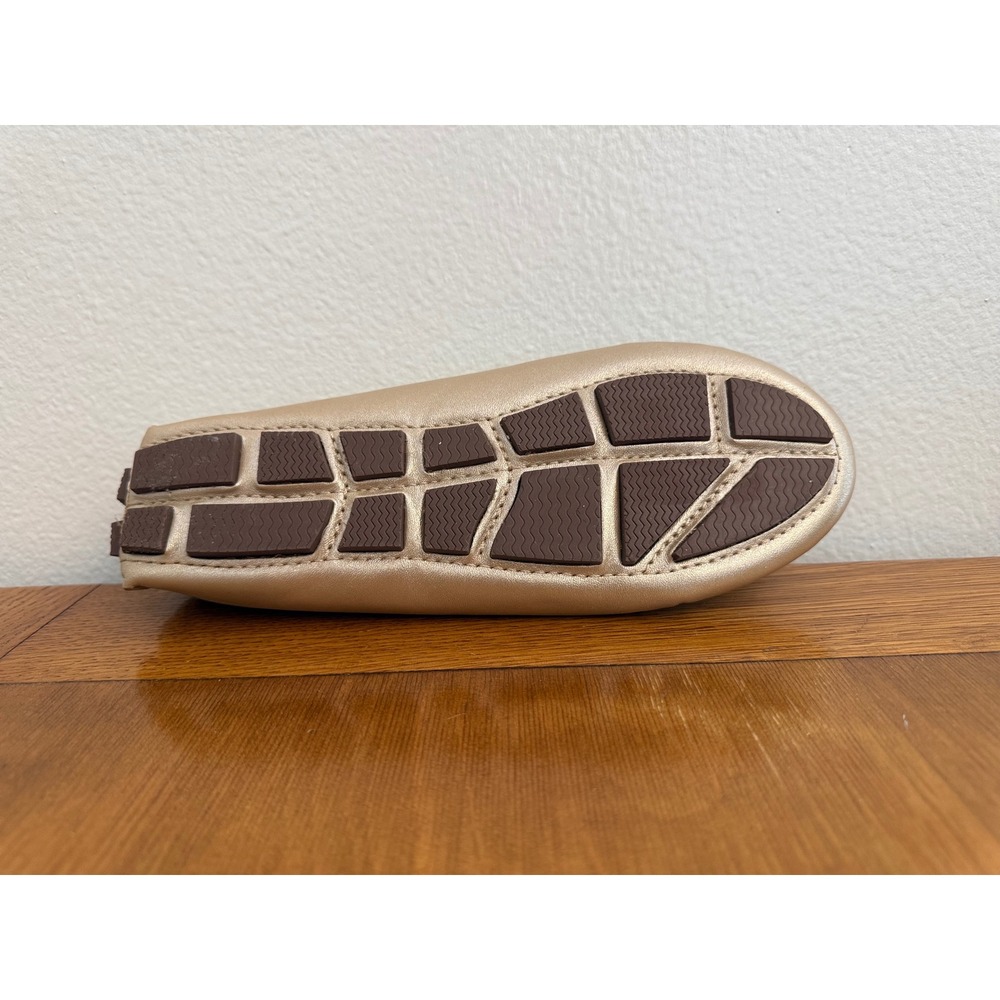 Anne Klein iFlex Womens Metallic Gold Champagne Driving Loafers Flats Shoes 8M - Picture 8 of 8